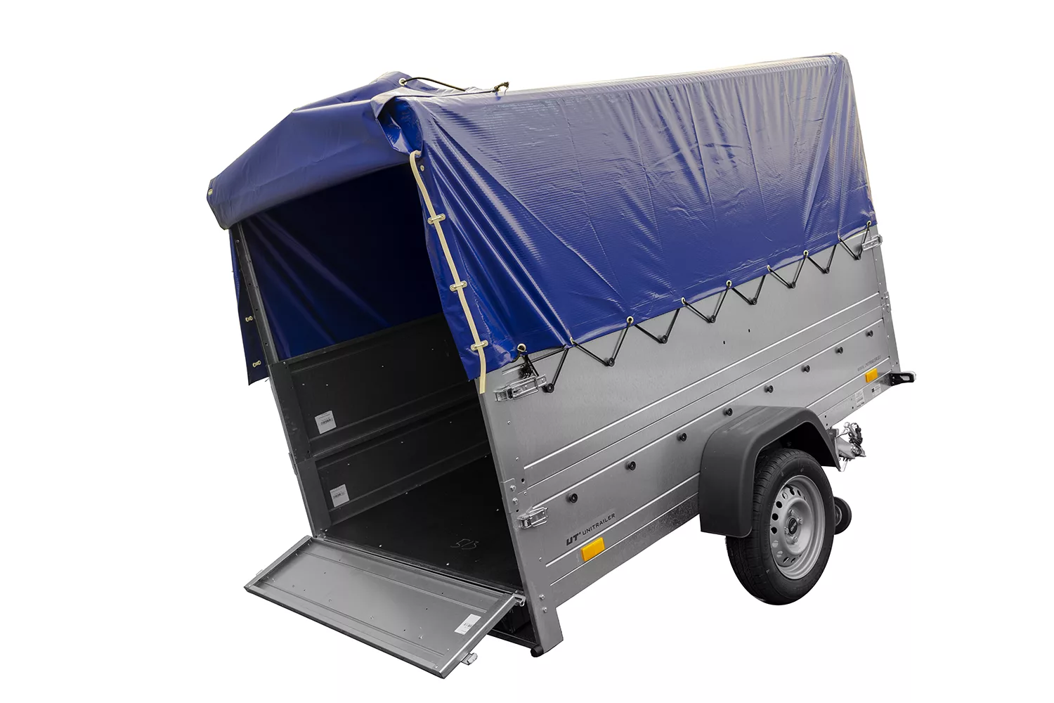 Führerschein B Anhänger GARDEN TRAILER 230 KIPP mit Stützrad, zusätzlichen Bordwänden, Hochplane und Hochspriegel H800 – Bild 4