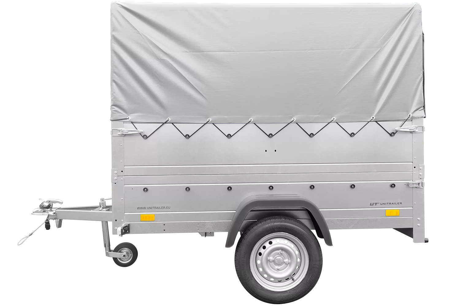 Kipper ungebremst GARDEN TRAILER 200 KIPP mit zusätzlichen Bordwänden, Stützrad, Hochplane und Hochspriegel – Bild 3