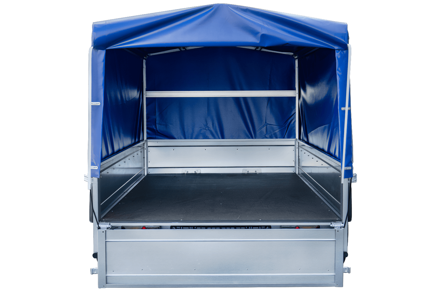Langer PKW-Anhänger GARDEN TRAILER 264 KIPP mit Hochplane, Spriegel und Stützrad – Bild 4