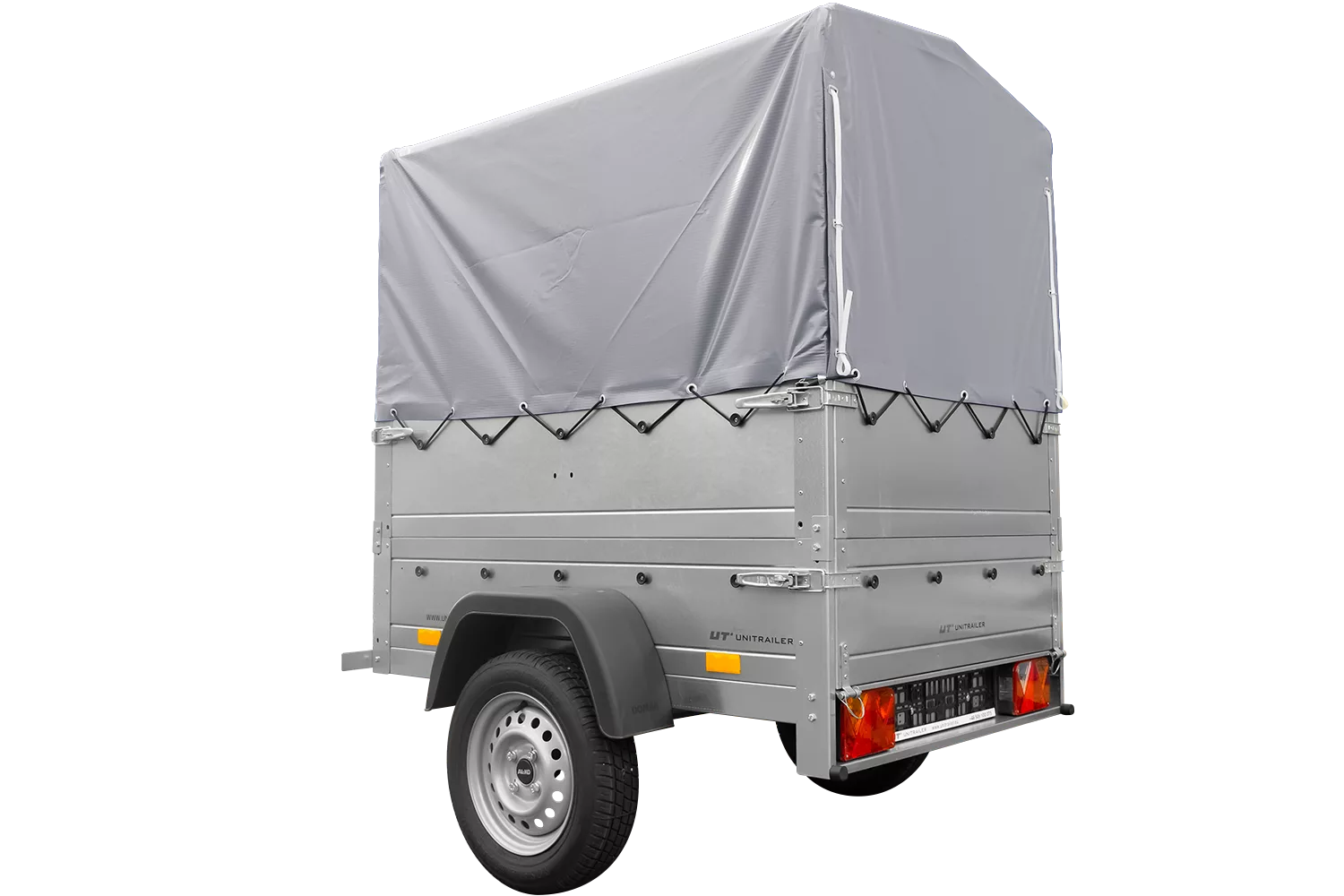 Neuanhänger Kipper ungebremst GARDEN TRAILER 150 KIPP mit zusätzlichen Bordwänden, Stützrad, Hochplane und Hochspriegel – Bild 7