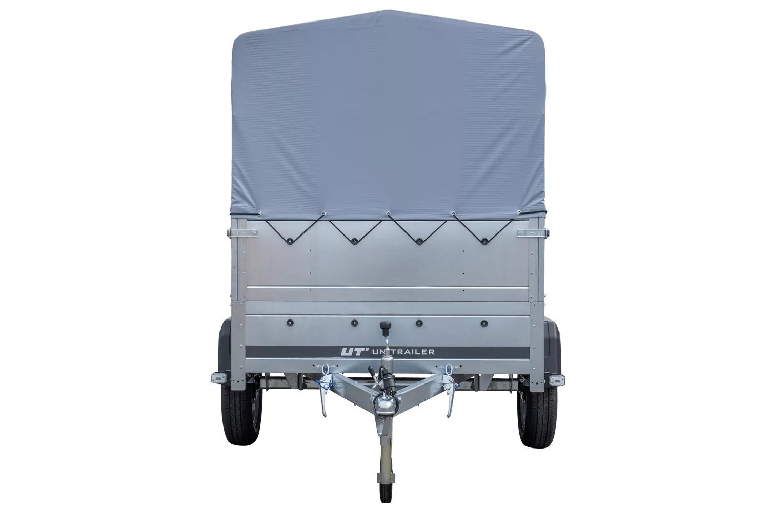 Pkw Anhänger 750 kg ungebremst GARDEN TRAILER 201 KIPP mit zusätzlichen Bordwänden, Stützrad, Hochplane und Hochspriegel – Bild 5